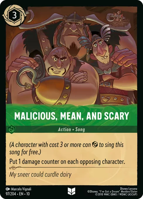 Malicious, Mean, and Scary