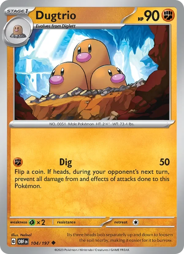 Dugtrio - Non-holo