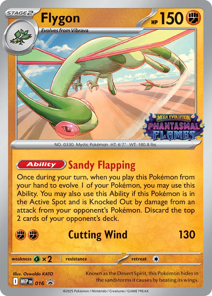 Flygon - Holo - Set Logo
