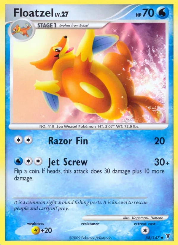 Floatzel - Non-holo