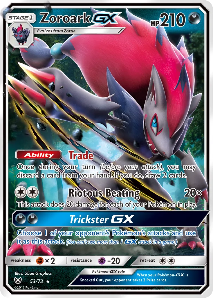 Zoroark GX - Non-holo