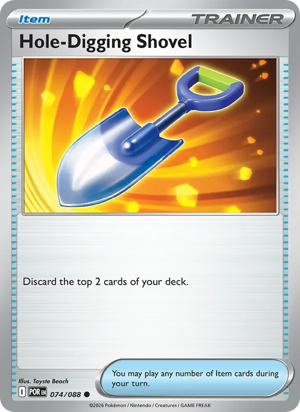 Hole-Digging Shovel - Non-holo