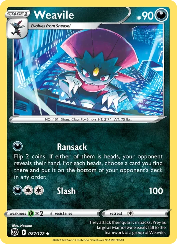 Weavile - Non-holo