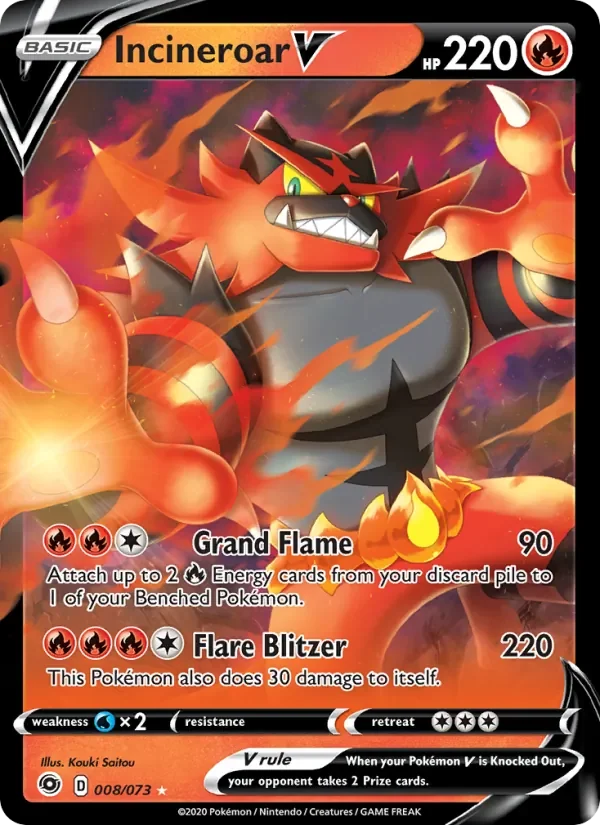 Incineroar V - Holo