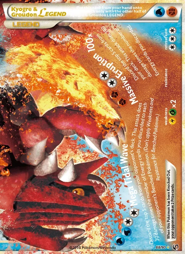 Kyogre & Groudon LEGEND - Holo