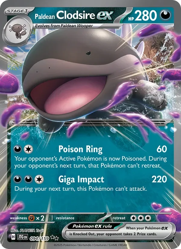 Paldean Clodsire ex - Holo