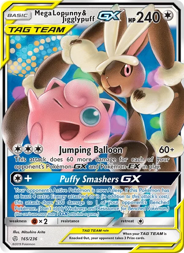 Mega Lopunny & Jigglypuff GX - Non-holo