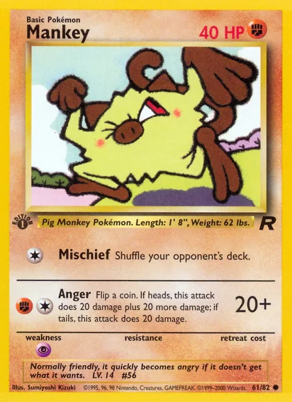 Mankey - Non-holo