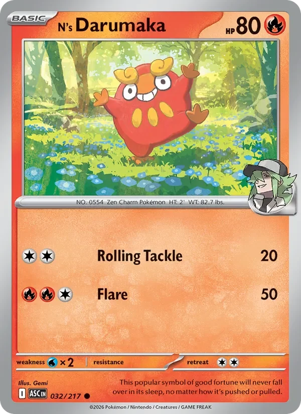 N's Darumaka - Non-holo