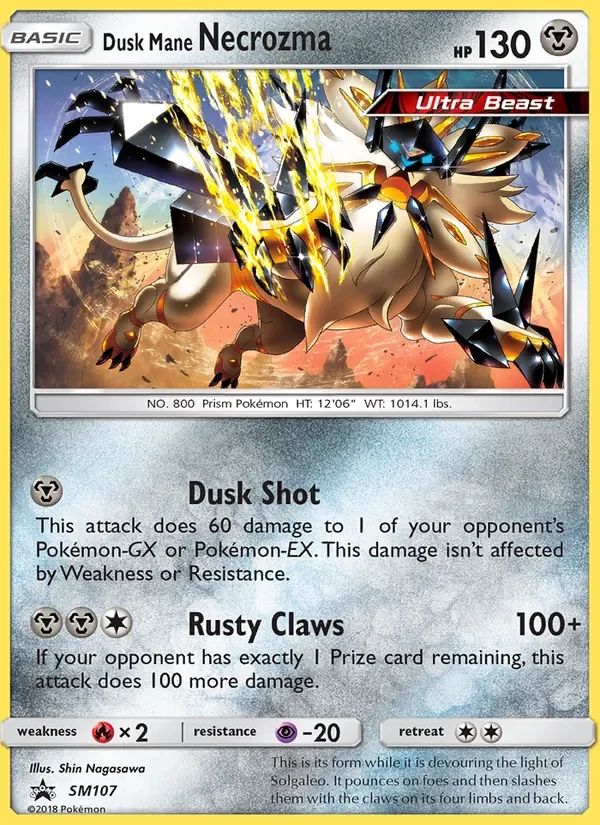 Dusk Mane Necrozma - Non-holo