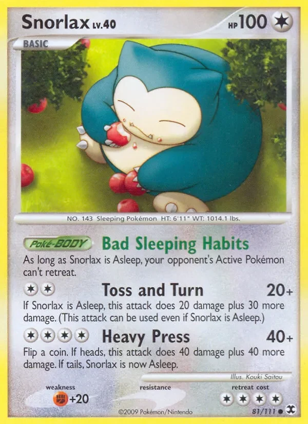 Snorlax - Non-holo