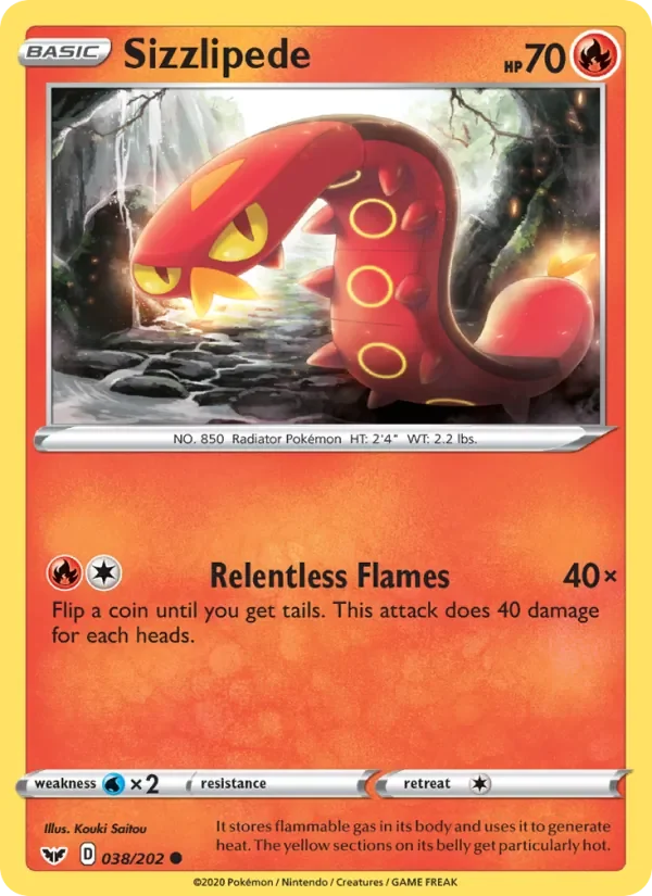 Sizzlipede - Non-holo