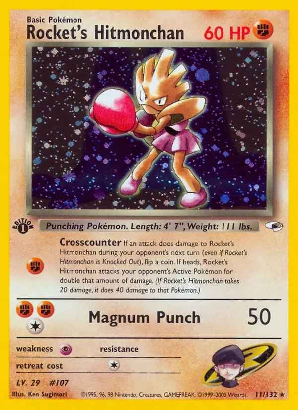 Rocket's Hitmonchan - Holo