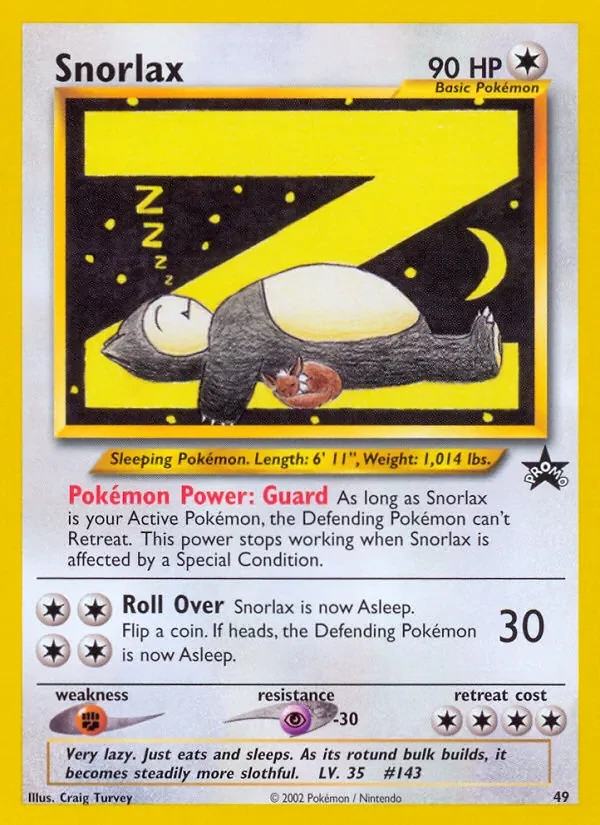 Snorlax - Non-holo