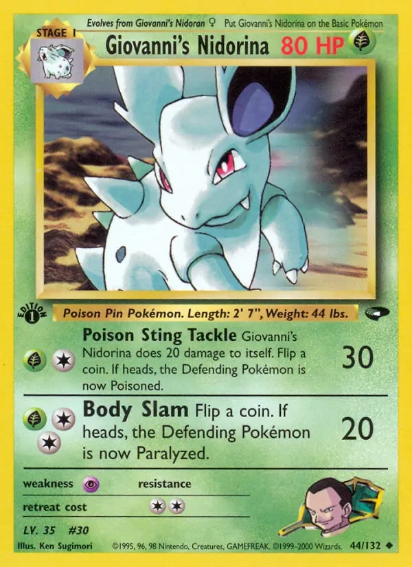 Giovanni's Nidorina - Non-holo