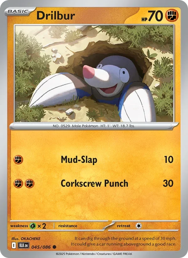 Drilbur - Non-holo