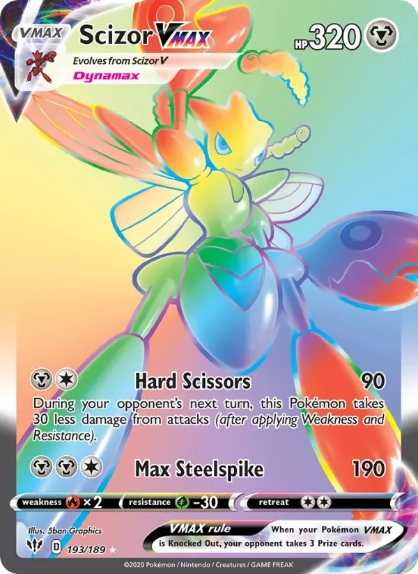 Scizor VMAX - Holo - Rainbow