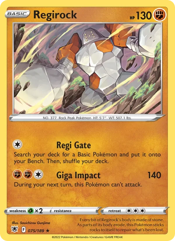 Regirock - Non-holo