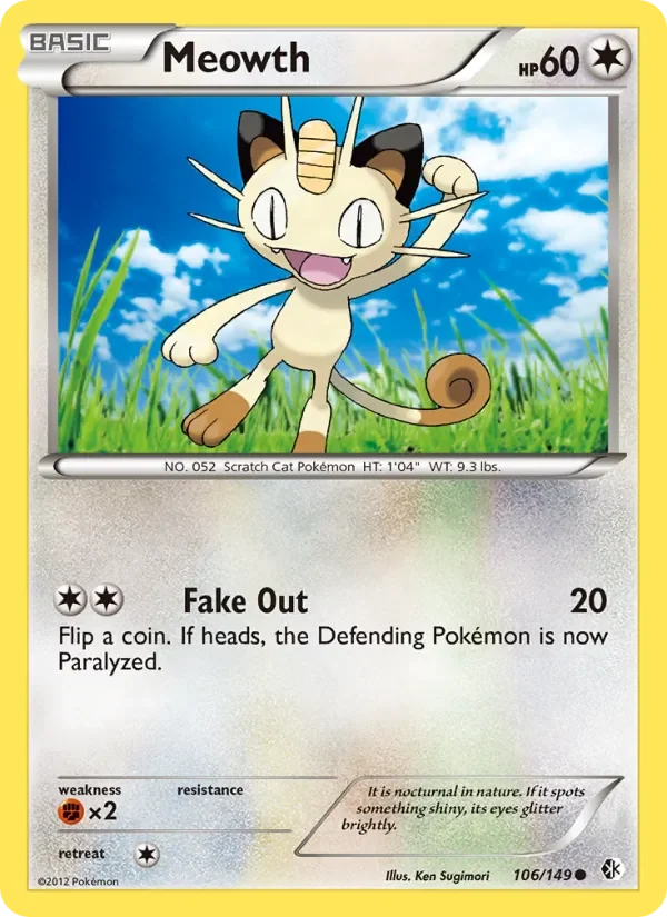 Meowth - Non-holo