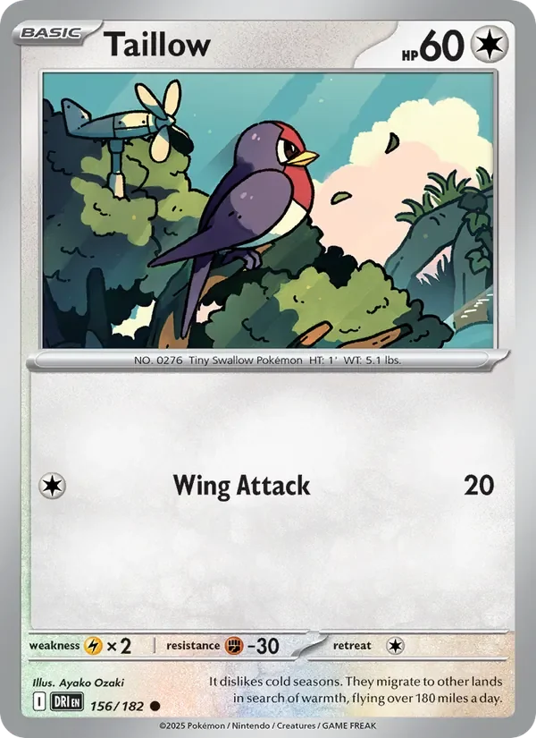 Taillow - Non-holo