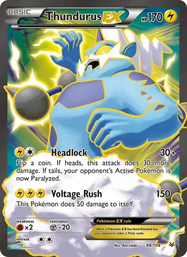 Thundurus EX - Non-holo