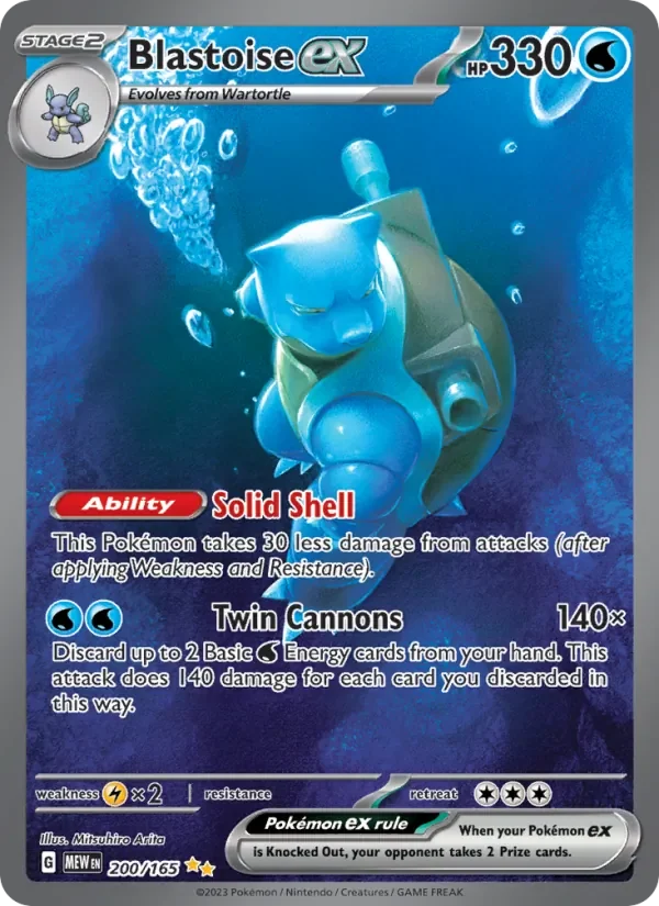Blastoise ex - Full Art