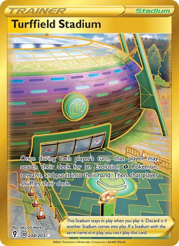 Turffield Stadium - Holo - Gold