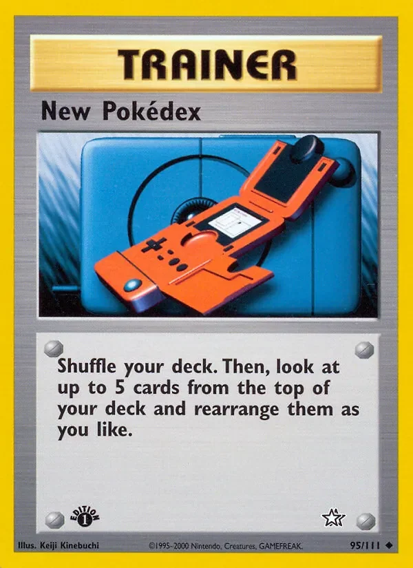 New Pokédex - Non-holo