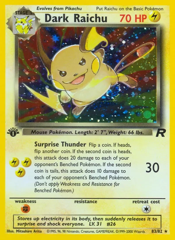 Dark Raichu - Holo