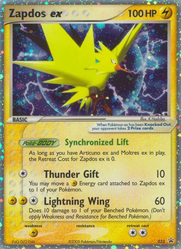 Zapdos ex - Holo