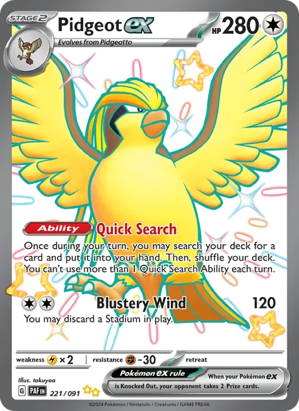 Pidgeot ex - Full Art