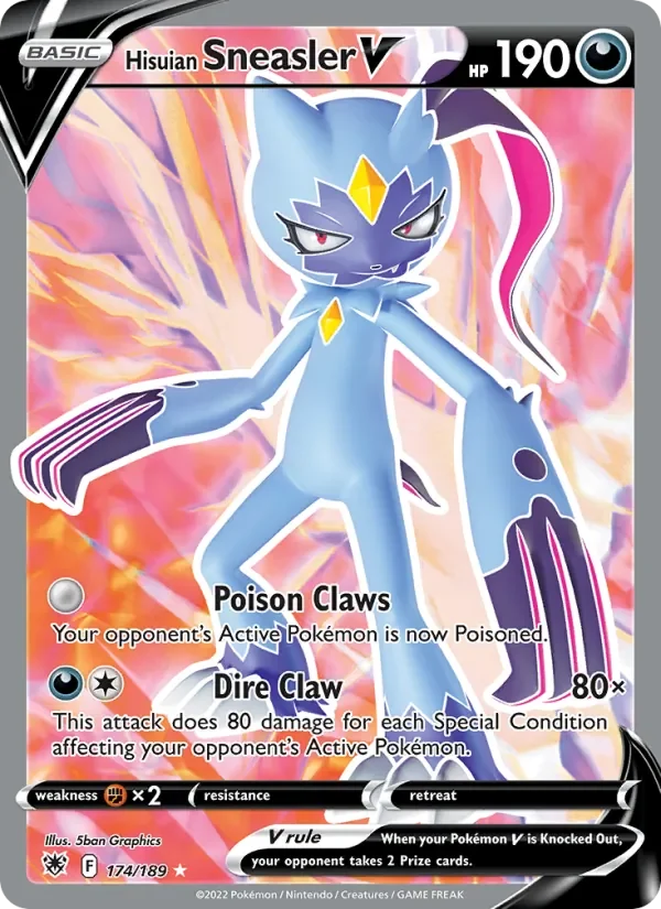 Hisuian Sneasler V - Holo