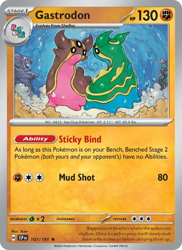 Gastrodon - Non-holo - Player Rewards Program