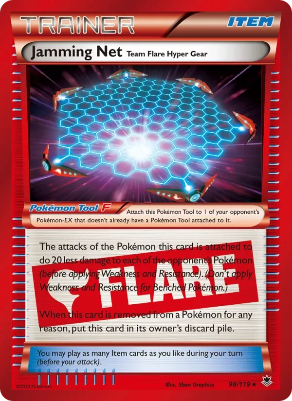 Jamming Net Team Flare Hyper Gear - Non-holo