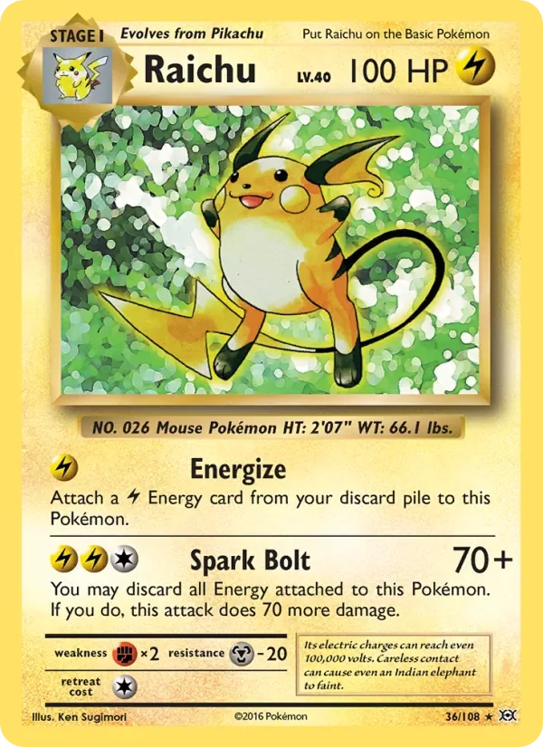 Raichu - Non-holo