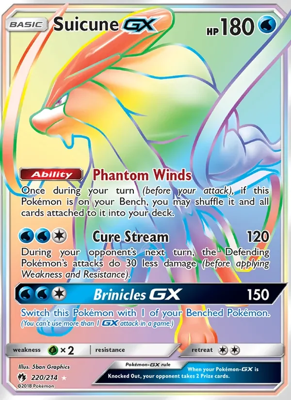 Suicune GX - Non-holo
