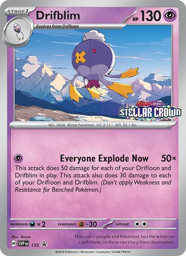 Drifblim - Holo - Set Logo