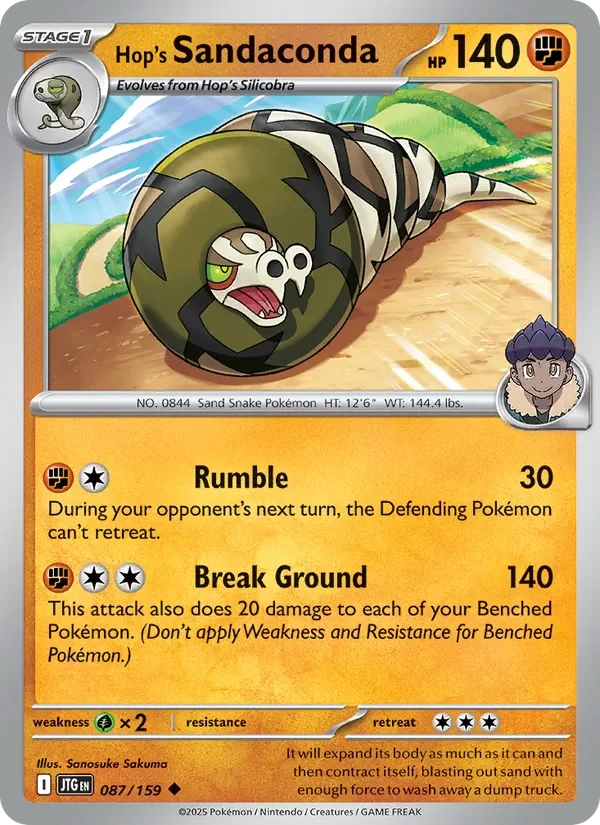 Hop's Sandaconda - Non-holo