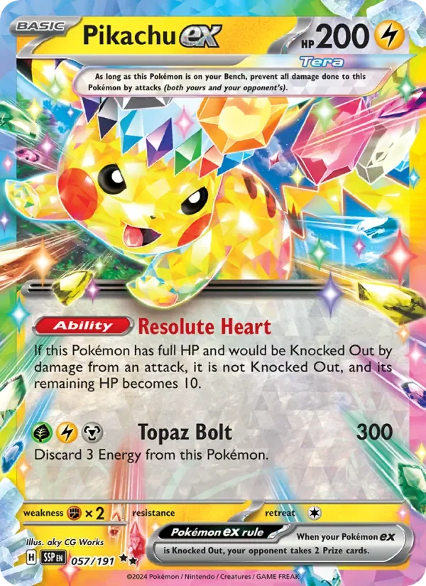 Pikachu ex - Holo