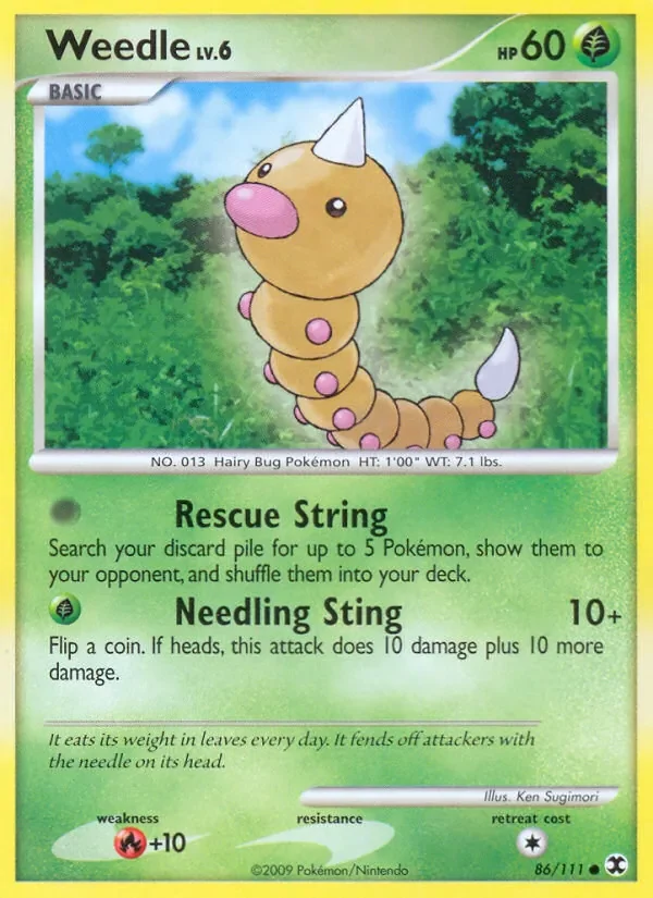 Weedle - Non-holo