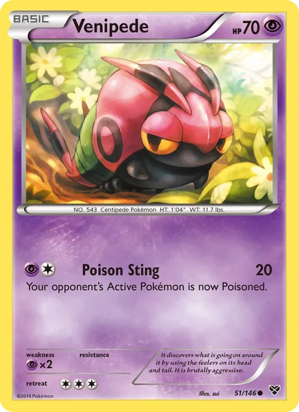 Venipede - Non-holo