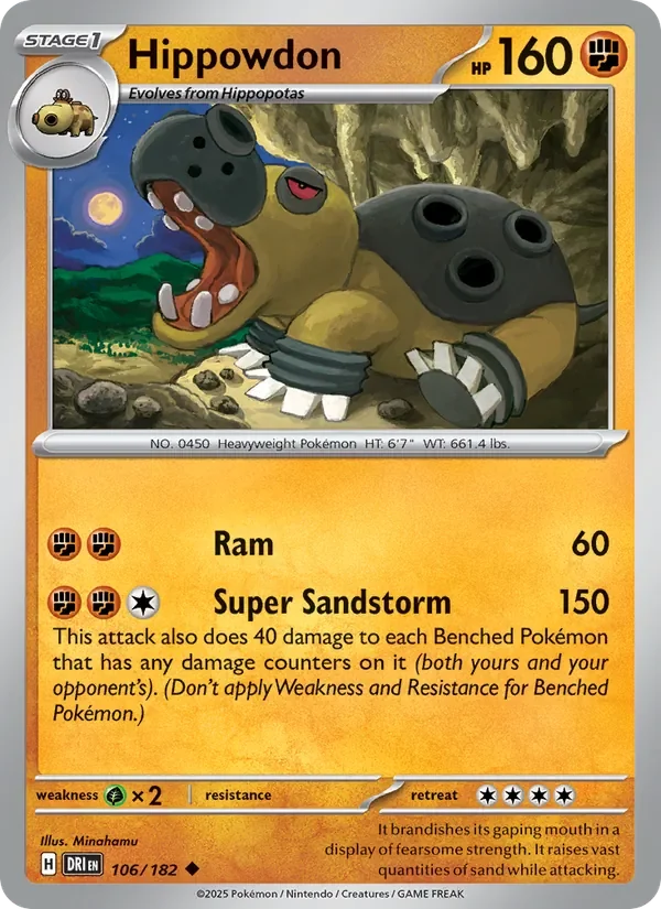 Hippowdon - Non-holo