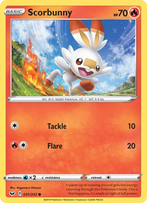 Scorbunny - Non-holo