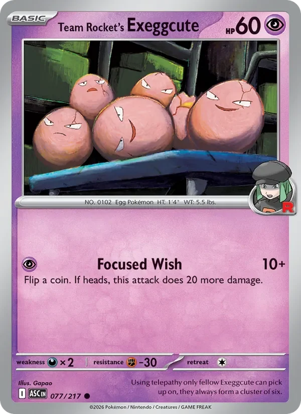 Team Rocket's Exeggcute - Non-holo