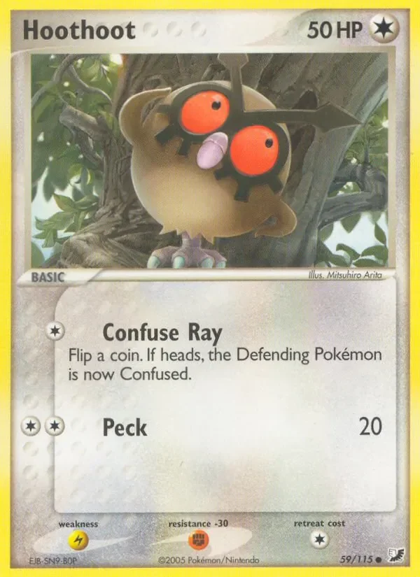 Hoothoot - Non-holo