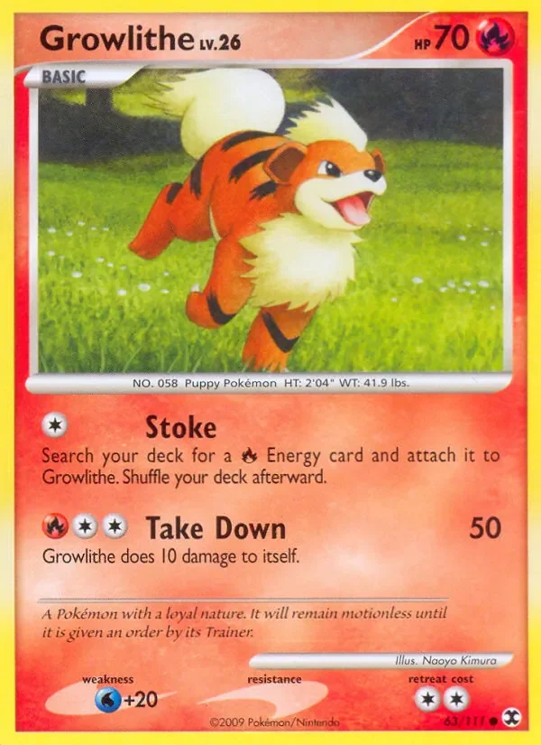 Growlithe - Non-holo