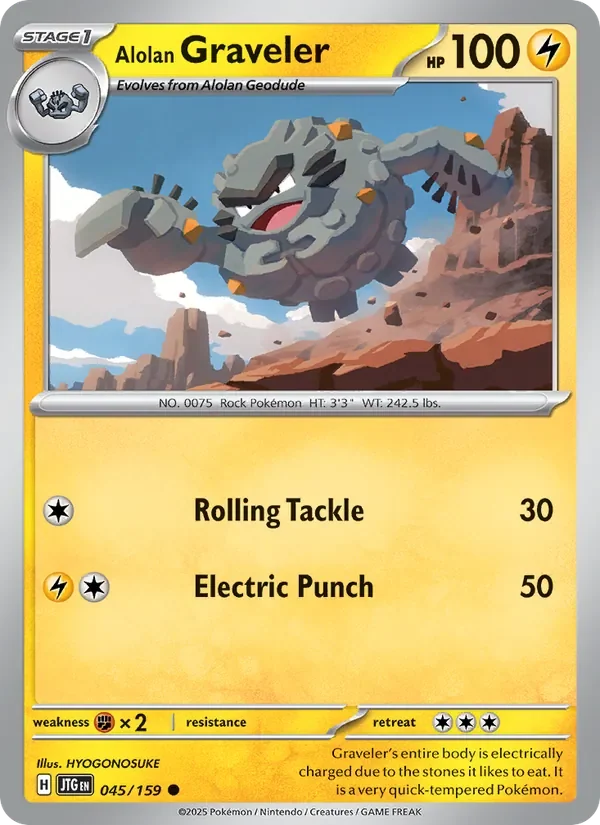 Alolan Graveler - Non-holo