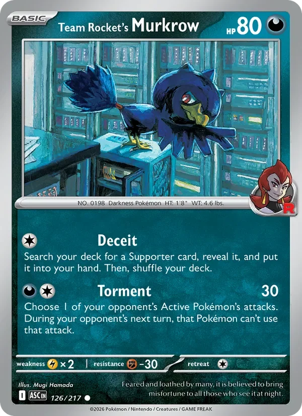 Team Rocket's Murkrow - Non-holo
