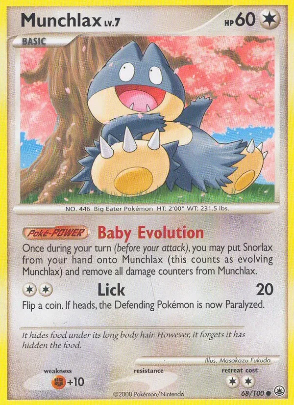Munchlax - Non-holo