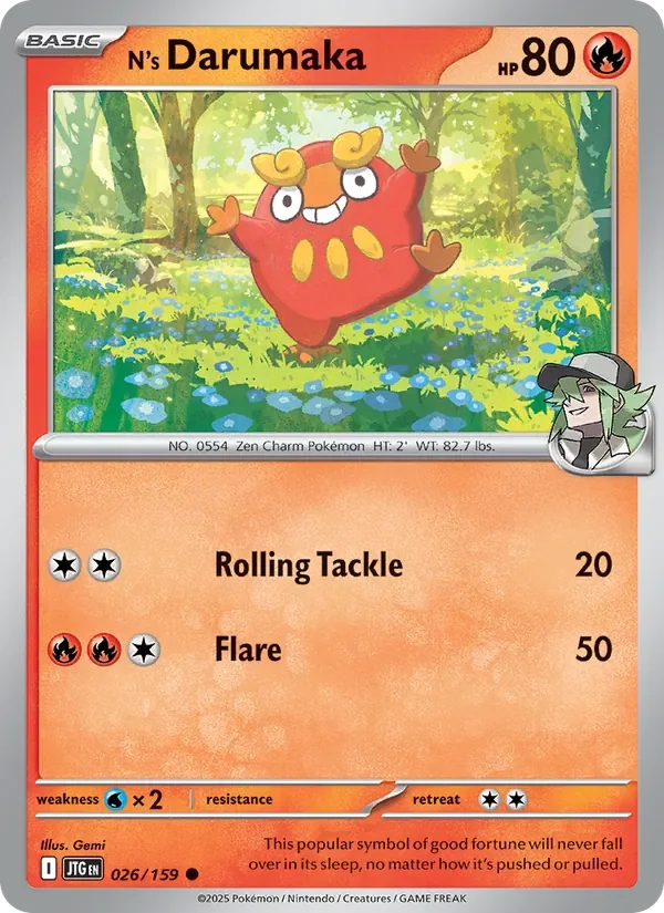 N's Darumaka - Non-holo